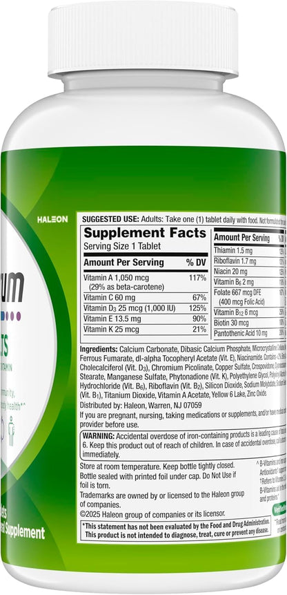 Centrum Adult Multivitamin and Multimineral Supplement with Antioxidants, Zinc, Vitamin D3 and B Vitamins - 200 Tablets