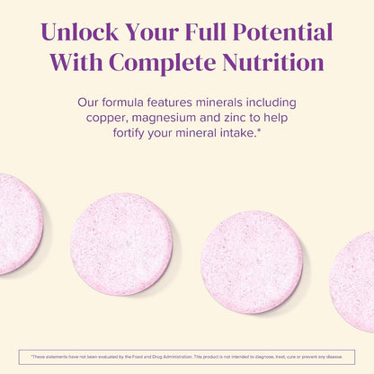 BariMelts Multivitamin - 60 Fast-Dissolving Tablets (1-Month Supply) - Sugar-Free Bariatric Multivitamin for Women, Natural Fruit Flavour
