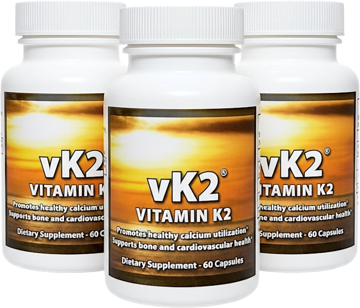 vK2 Vitamin K2 Supplement – MK-4 + MK-7 – Dual Form – 60 Capsules - görsel 7