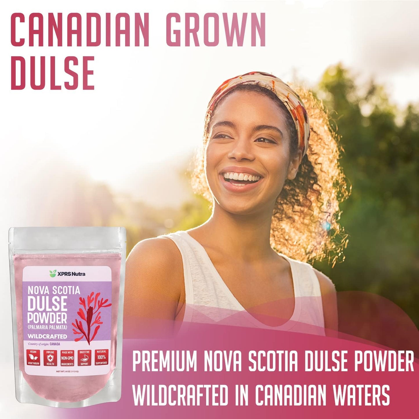 XPRS Nutra Dulse Powder (Palmaria Palmata) – Canadian Wildcrafted Nova Scotia Seaweed (227g) - görsel 2