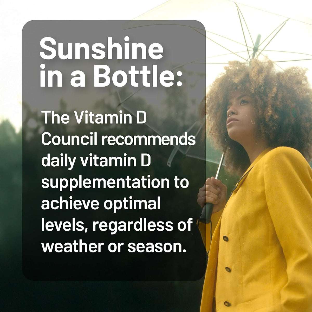 NatureWise Vegan Vitamin D3 5000 IU (125 µg) – from Lichen, with Organic Olive Oil, 60 Softgels - görsel 7