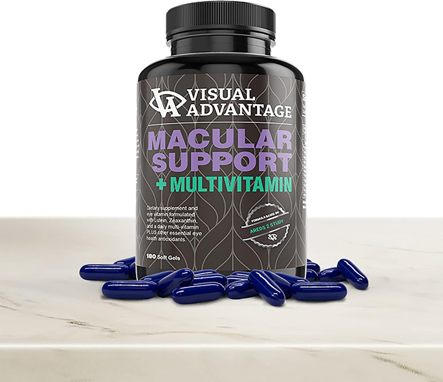 Macular Support Plus Multivitamin – AREDS2 Eye Supplements with Lutein & Zeaxanthin – 180 Soft Gels - görsel 5