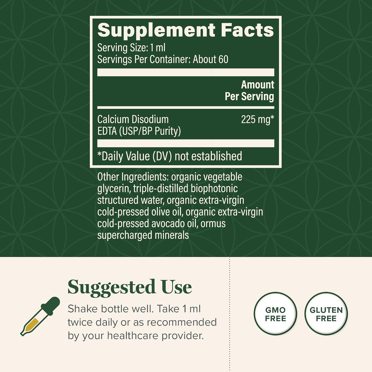 Global Healing Calcium Disodium EDTA - 59 ml - görsel 2