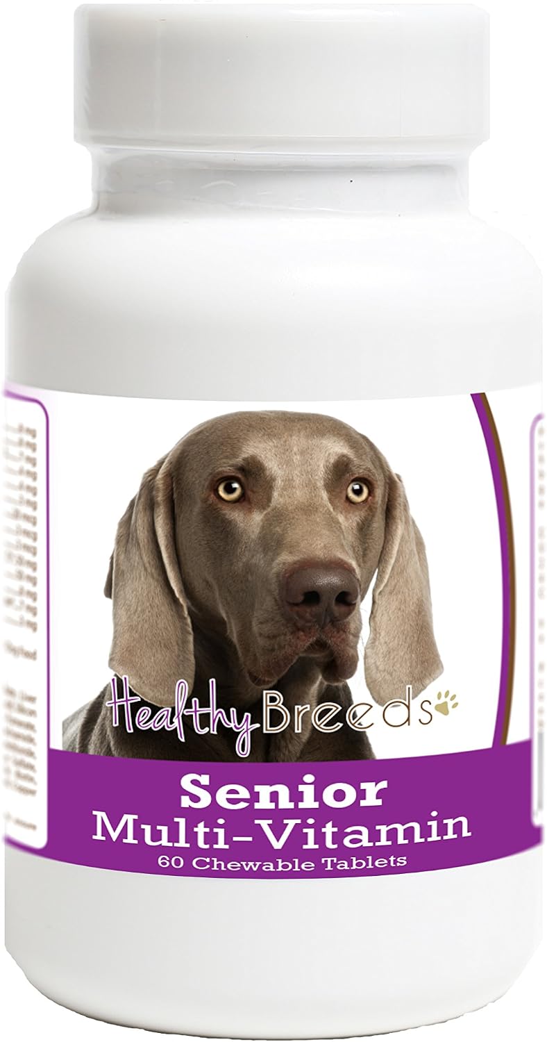 Healthy Breeds Weimaraner Senior Dog Multivitamin Tablets, 60 Tablets - görsel 1