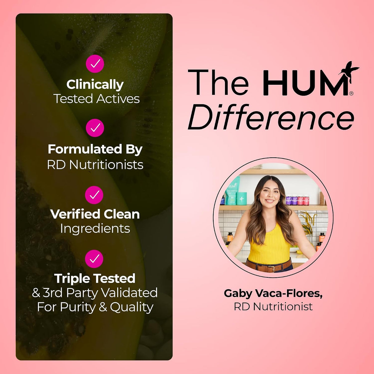 HUM Red Carpet Skin & Hair Vitamins for Women with Omega 3 Fatty Acids, Vitamin E, and Black Currant Seed Oil - görsel 8