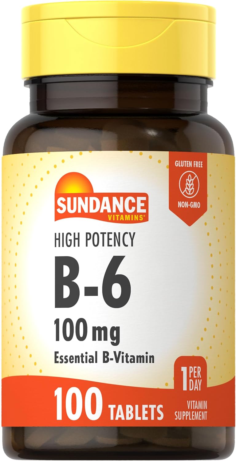 Sundance Vitamin B-6 100mg, 100 Tablets - görsel 1