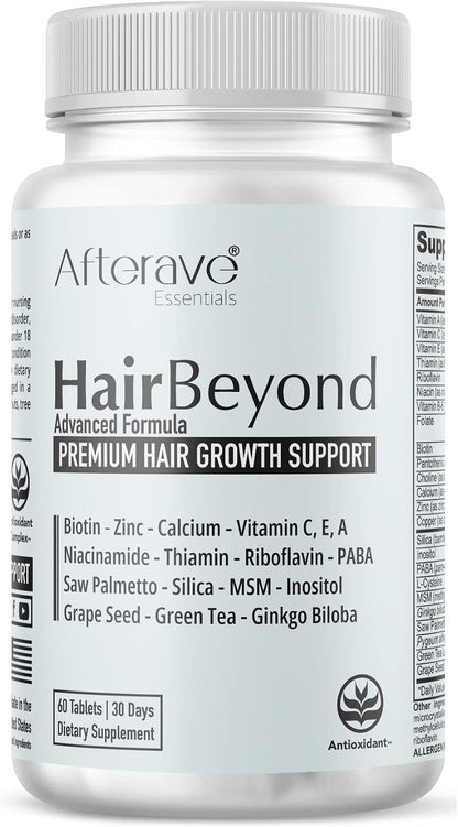 HairBeyond Advanced Hair Growth Formula | Biotin & Saw Palmetto for Stronger Hair