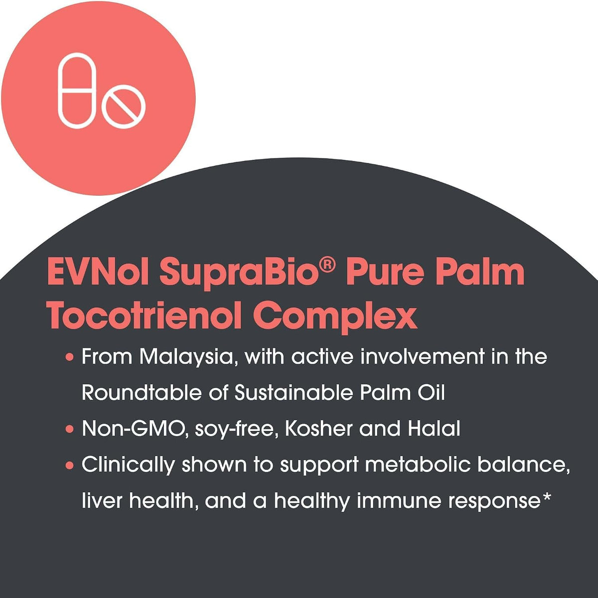 Tocomin SupraBio Tocotrienols 200 mg - Palm Oil Vitamin E - 120 Soft gel capsules - görsel 5