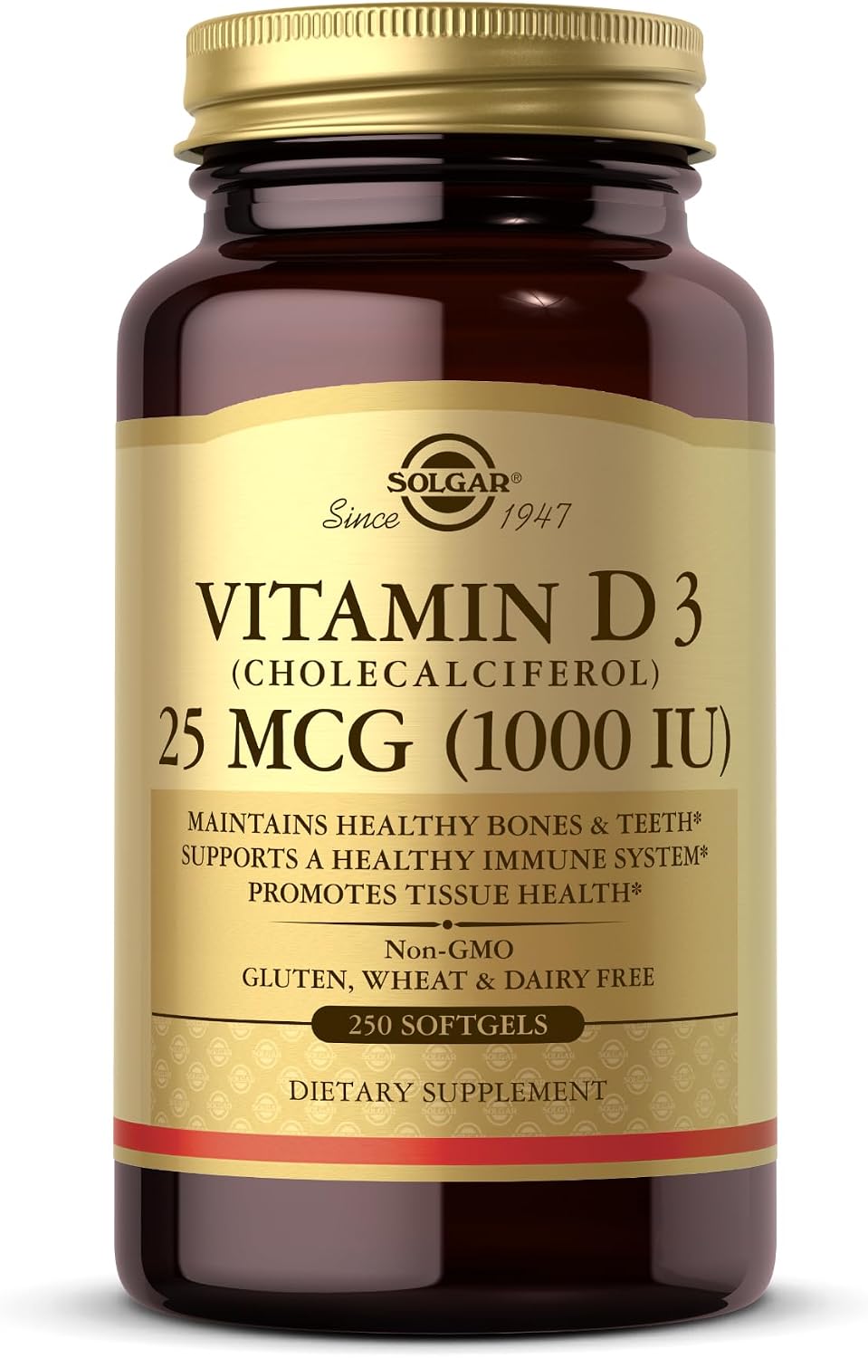 Solgar Vitamin D3 1000 IU Softgels, 250 Softgels - görsel 4