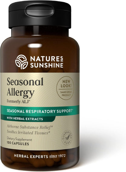 Nature's Sunshine Seasonal Allergy, 100 Capsules