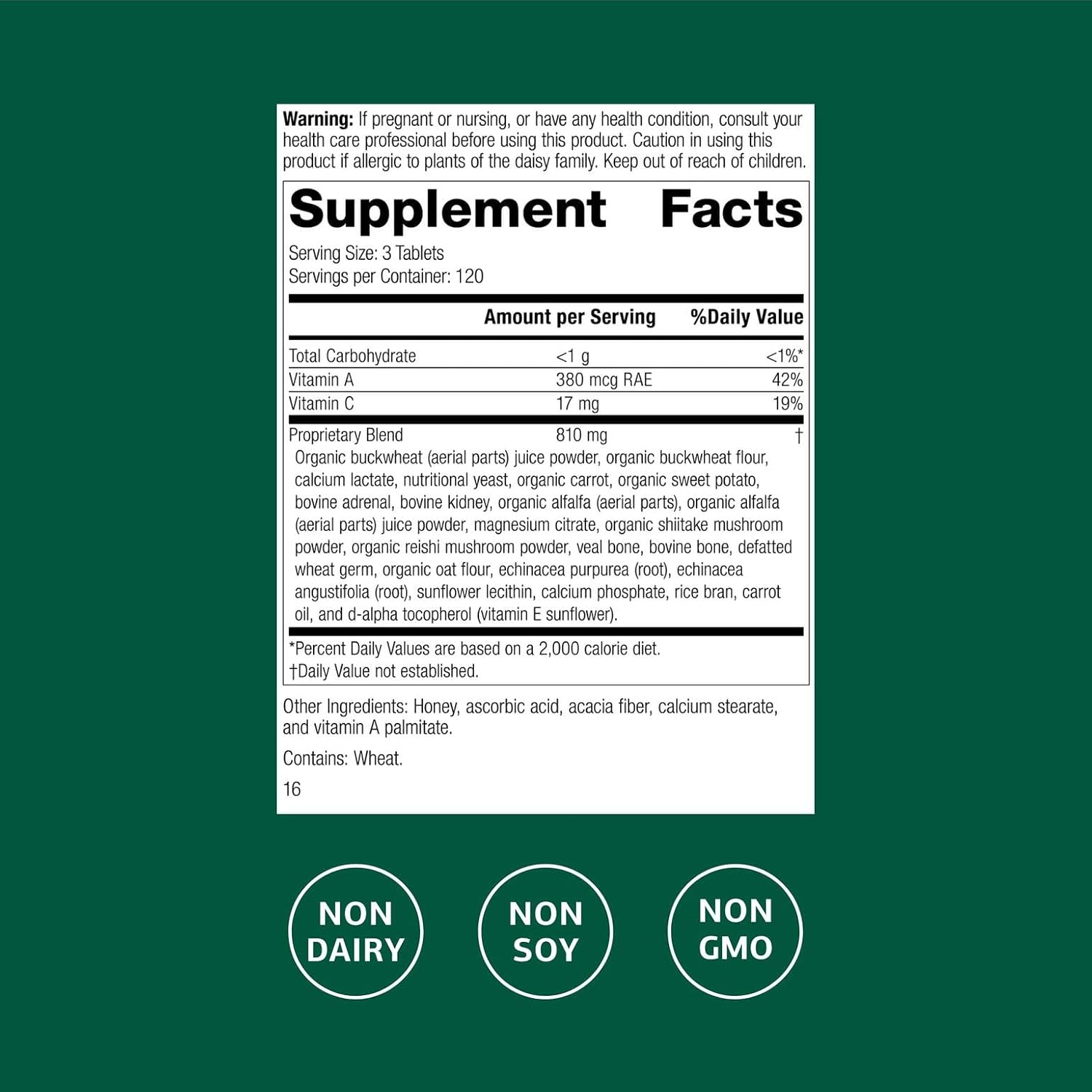 Standard Process Cataplex A-C-P – Healthy Cell & Tissue Food Supplement - görsel 2