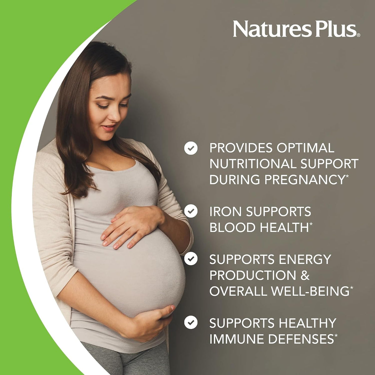 NaturesPlus Source of Life Prenatal Liquid, Tropical Fruit, 887 ml - görsel 4