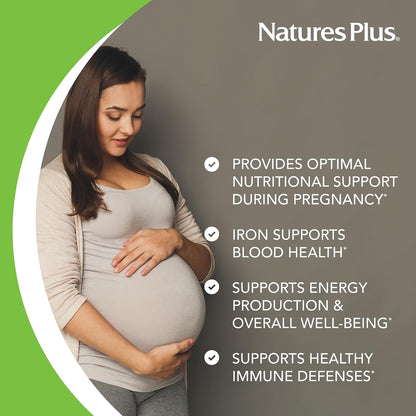NaturesPlus Source of Life Prenatal Liquid, Tropical Fruit, 887 ml