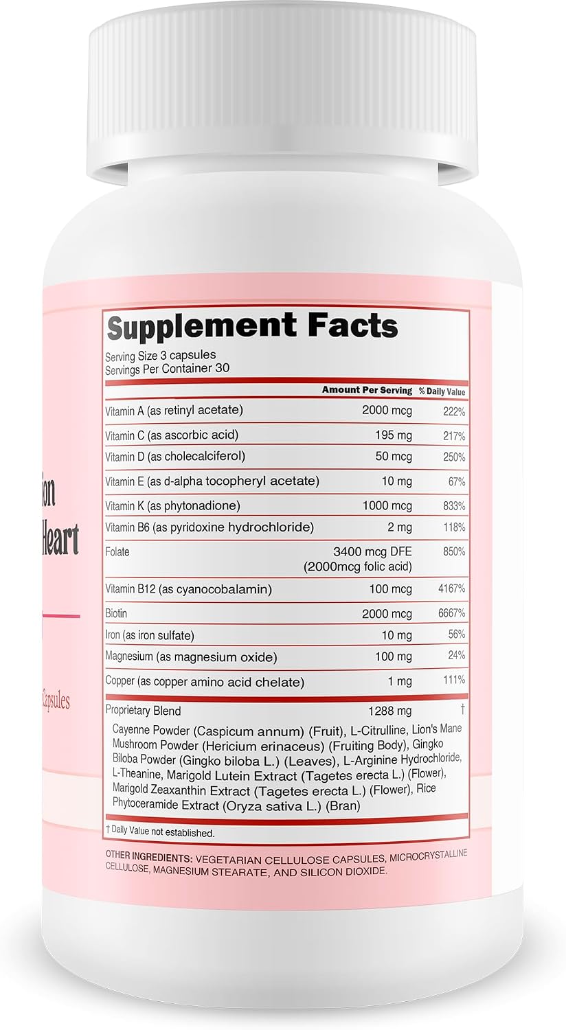 Circulation Healthy Heart Pro - Blood Flow Support Supplement - görsel 2