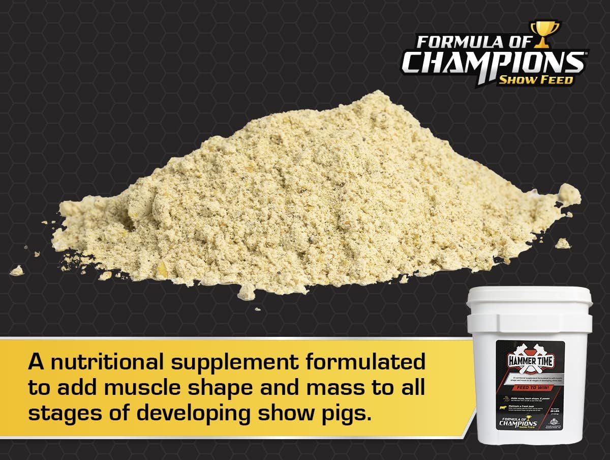 Hammer Time Nutritional Supplement for Show Pigs, 11.3 kg Bucket - görsel 3