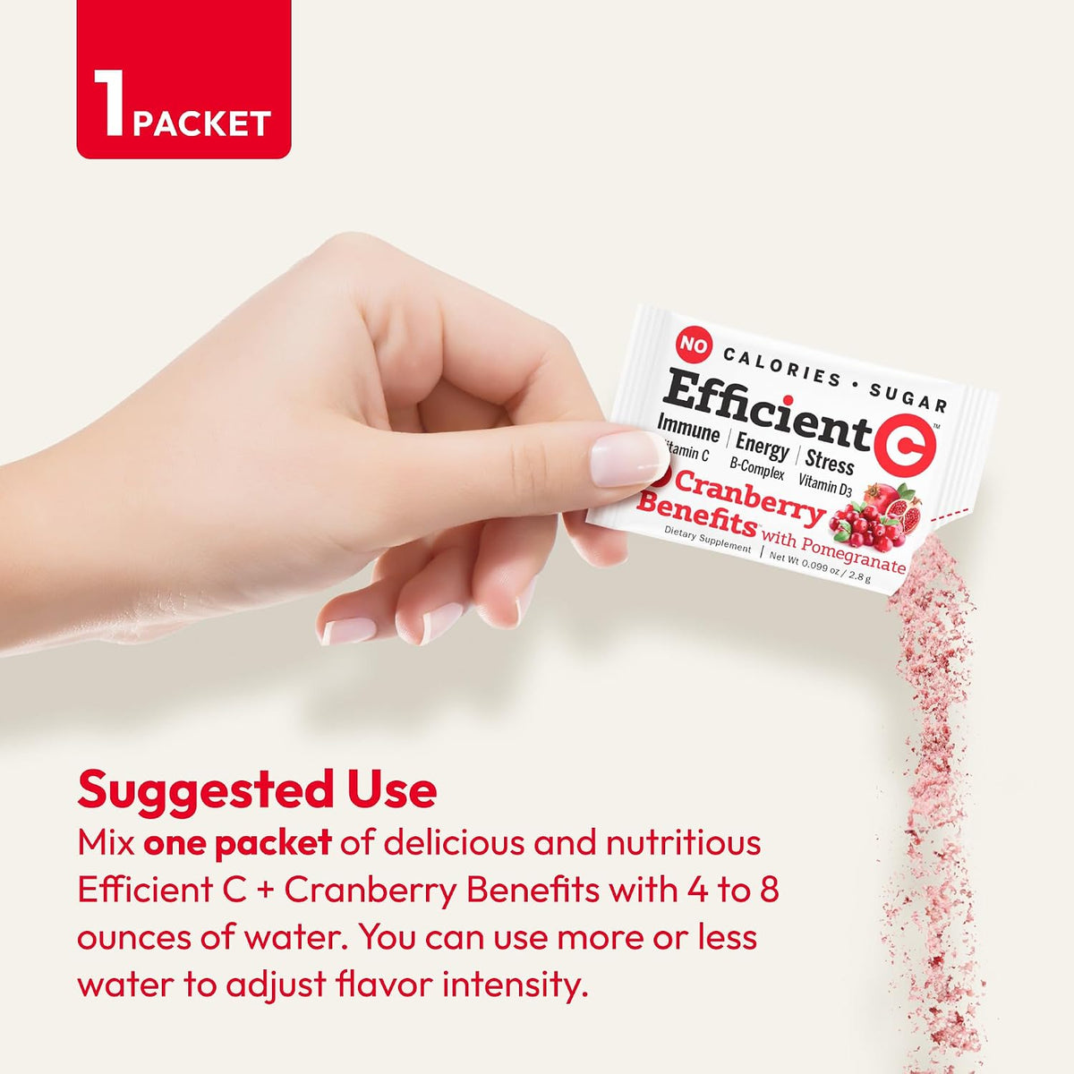 ANDREW LESSMAN Efficient C + Cranberry Benefits (30 Packets) - görsel 6