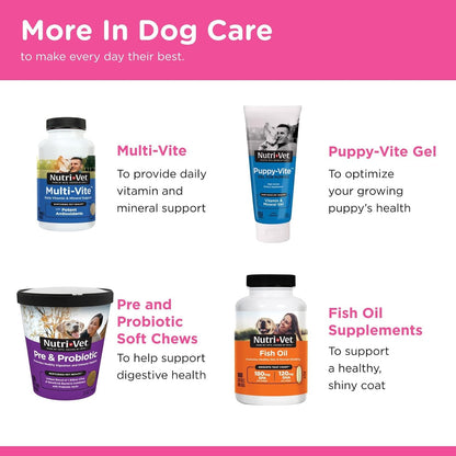 Nutri-Vet Allerg-Eze Chews for Dogs – Allergy Relief with Antioxidants & Omega-3s, 60 Chews