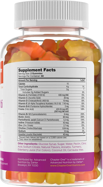 Zahler Chapter One Children's Multivitamin Gummies - 120 Count
