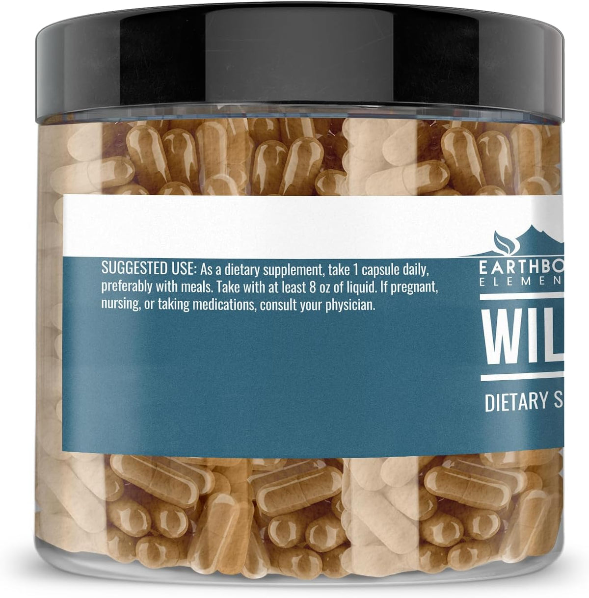 Earthborn Elements Pure Willow Bark Extract (200 Capsules) – No Additives, Undiluted – Image 3