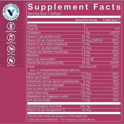 The Vitamin Shoppe One Daily Prenatal Multivitamin with DHA