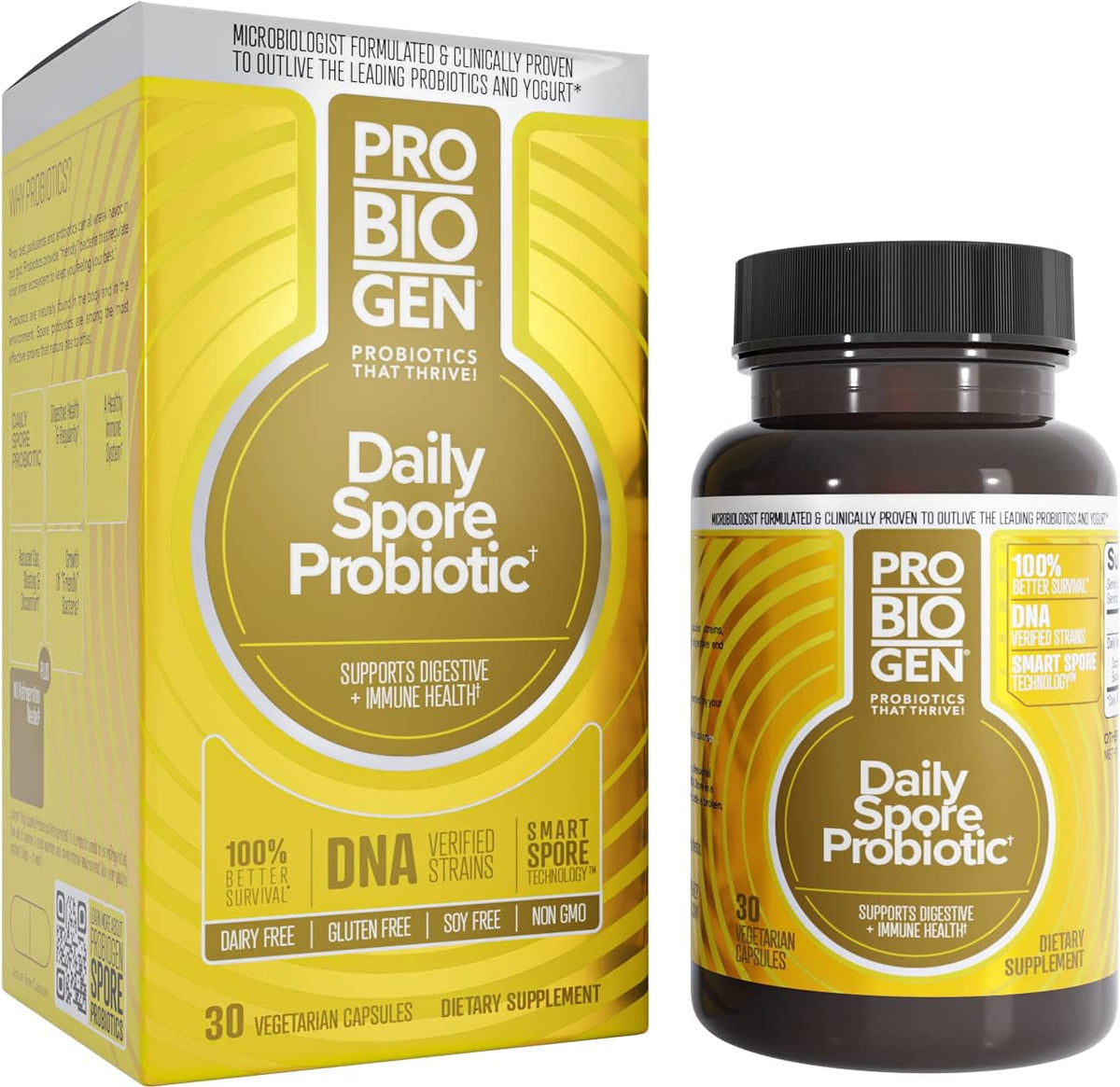 Probiogen Stress & Mood Balance Probiotic Ashwagandha Supplement, 120 Capsules - görsel 6