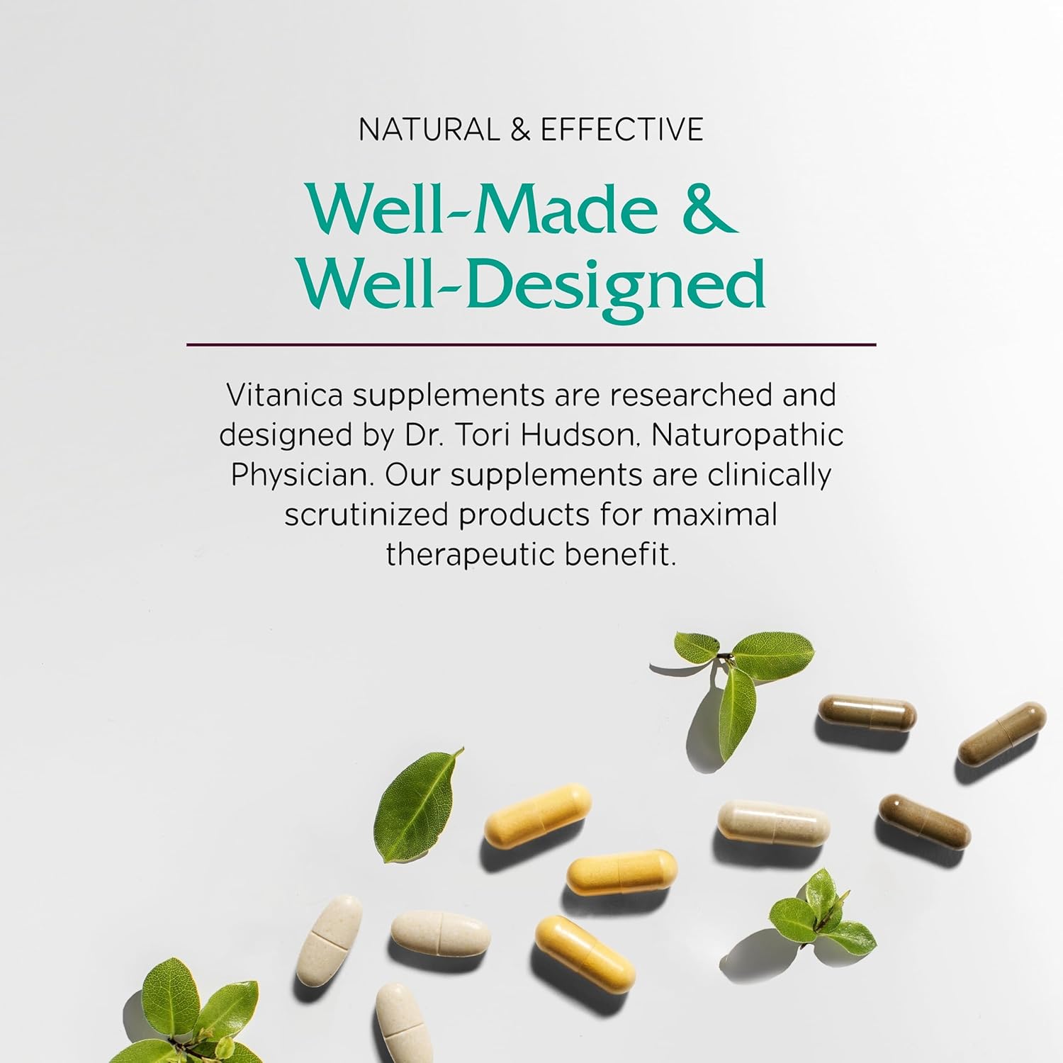 Vitanica Uplift – Vegan Mood Support Supplement, 120 Capsules - görsel 6