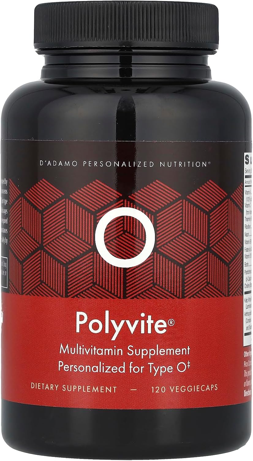 D'Adamo Polyvite O – 120 Capsules - görsel 1