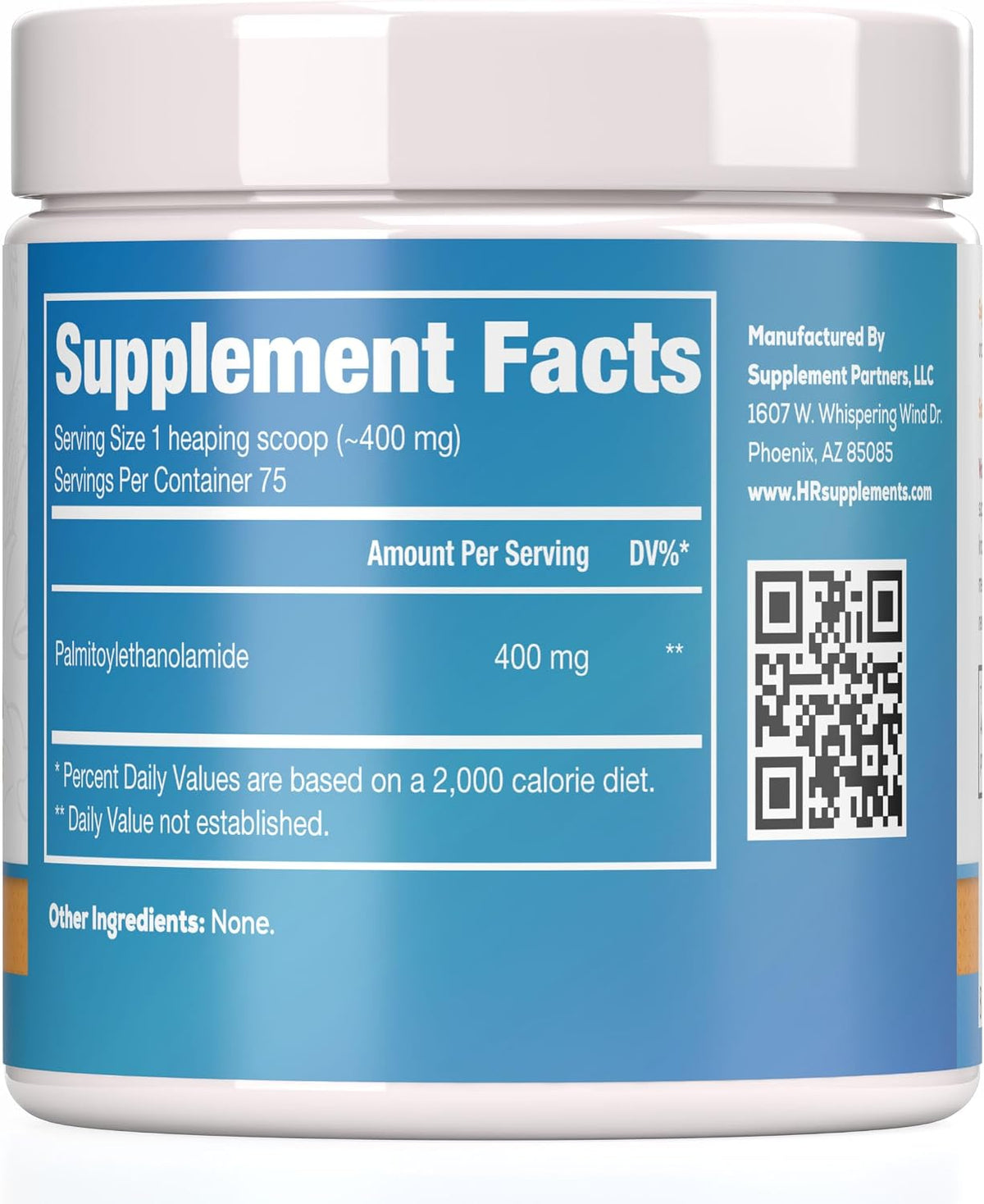 Harvest Naturals Palmitoylethanolamide (PEA) Powder - 400mg, 30g - görsel 2