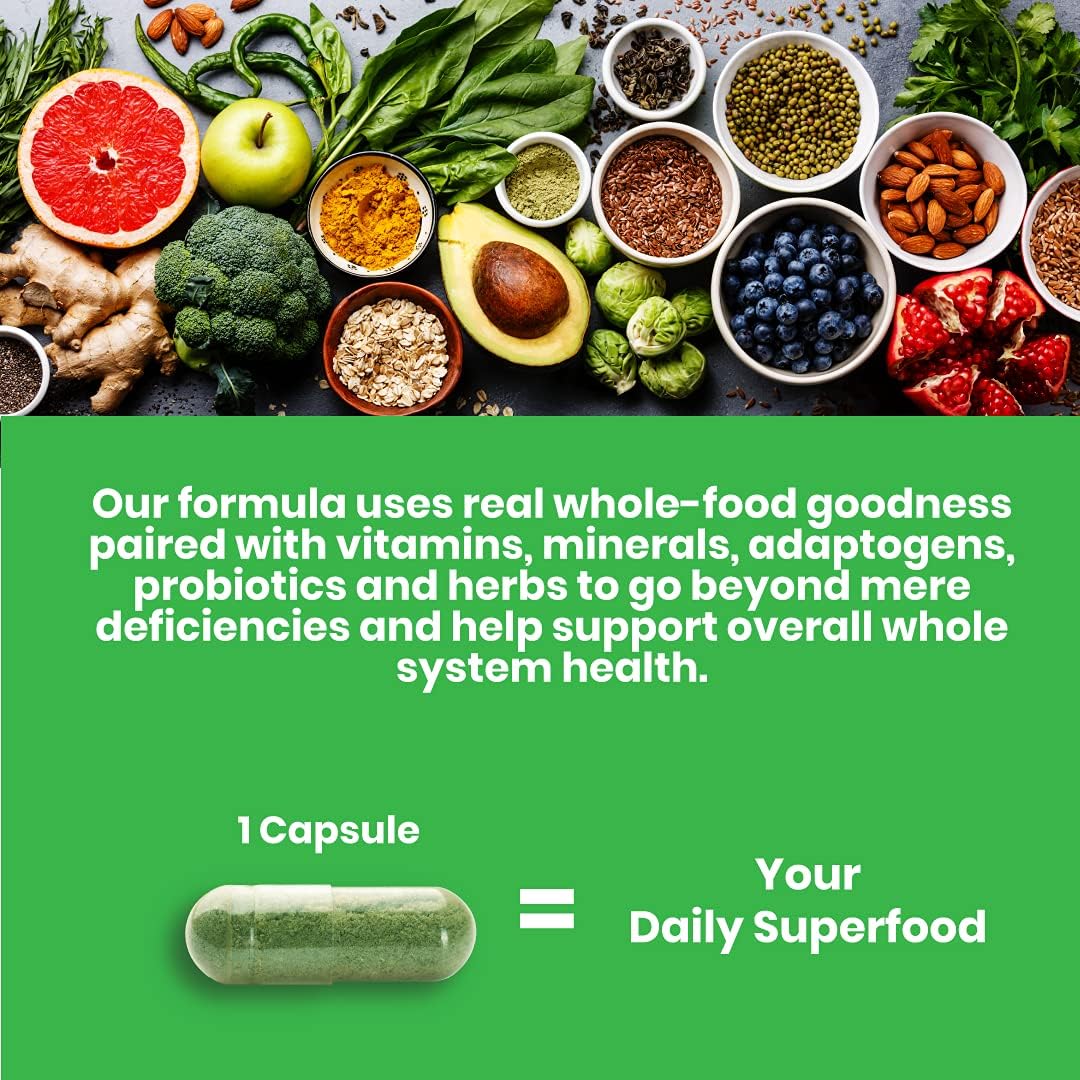 Paradise Herbs Earth's Blend Quercetin with Probiotics and Adaptogens - 90 Vegetarian Capsules - görsel 3