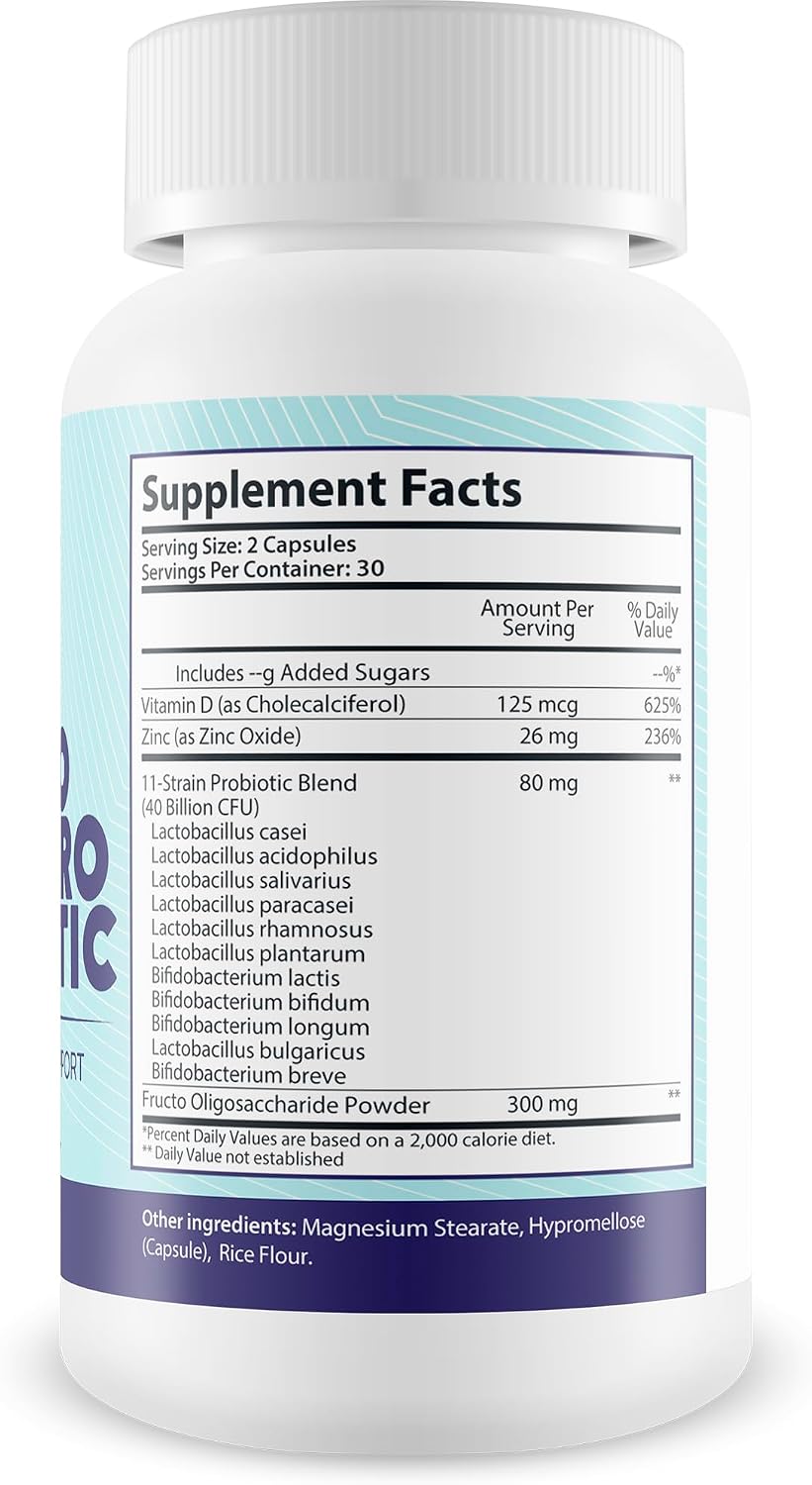 Max Neuro Calm Pro Probiotic - 40 Billion CFU Premium Formula - görsel 2