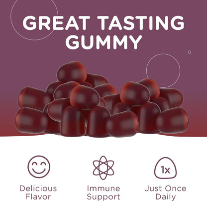 Zahler Chapter One Vitamin D3 & K2 Gummies – Immune & Bone Support – Cholecalciferol D3 & MK7 K2 – 60 Gummies