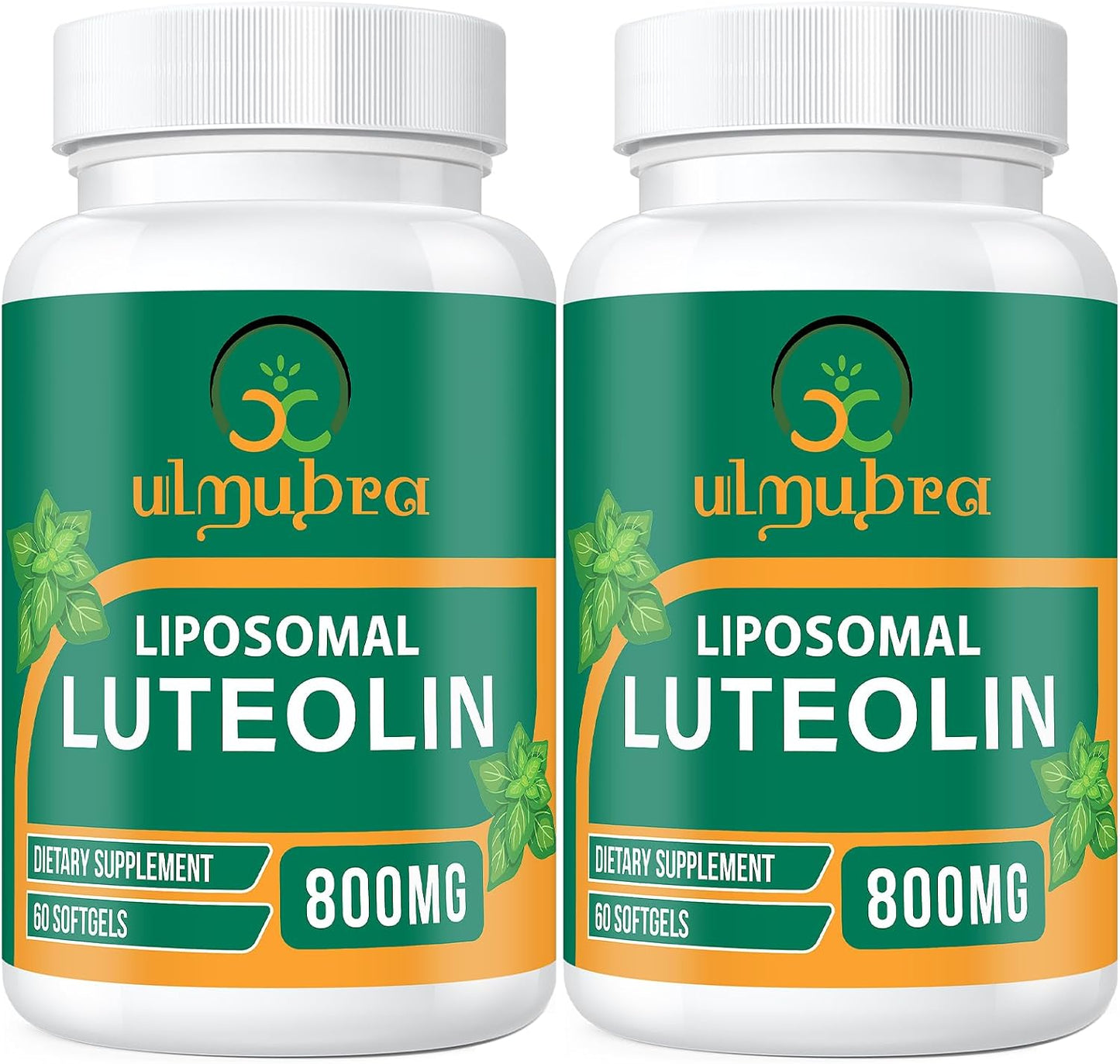 Ulmubra 800 MG Liposomal Luteolin Food Supplement - Enhanced Absorption, Premium Antioxidant for Brain & Overall Wellbeing, 60 Softgels - 30-Day Supply - görsel 7