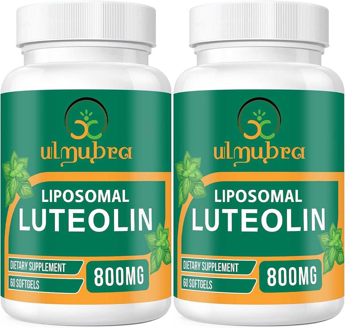 Ulmubra Liposomal Luteolin 800mg – Enhanced Absorption Antioxidant Supplement, 60 Softgels (30-Day Supply) - görsel 1