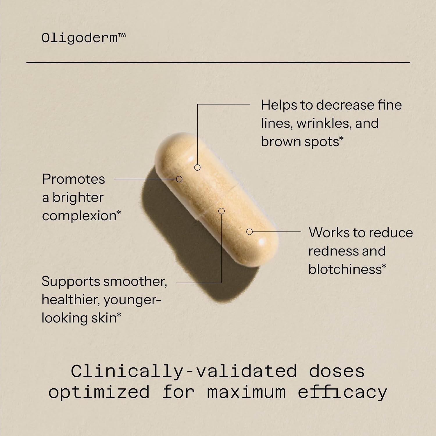 Quality of Life Oligoderm, Premium Skin Support Supplement with Oligonol and Niacinamide - 60 Capsules - görsel 3