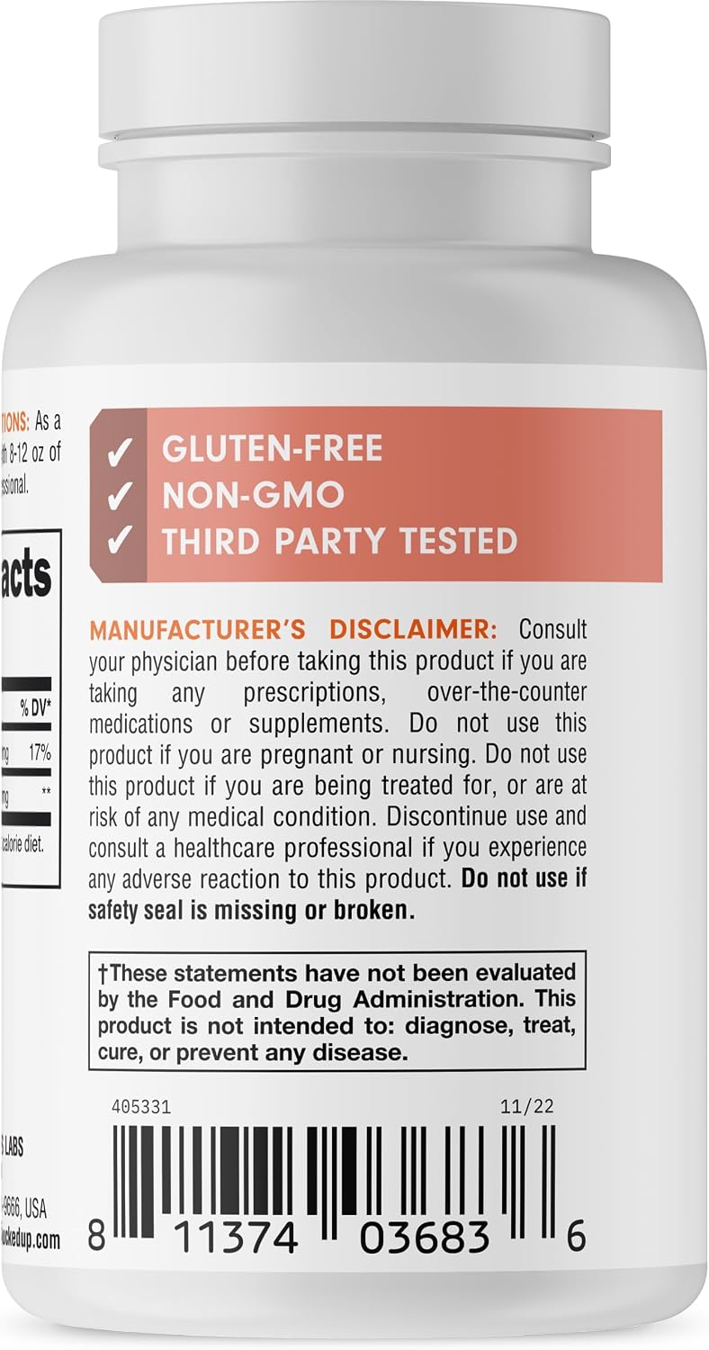 Bucked Up Himalayan Salt 1000mg Capsules, 180 Servings - görsel 4