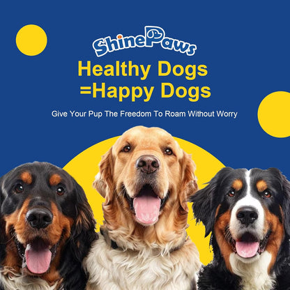 SHINEPAWS Omega-3 Fish Oil for Dogs – Chicken Flavoured Chews with EPA, DHA, Zinc & Biotin (120 Count)