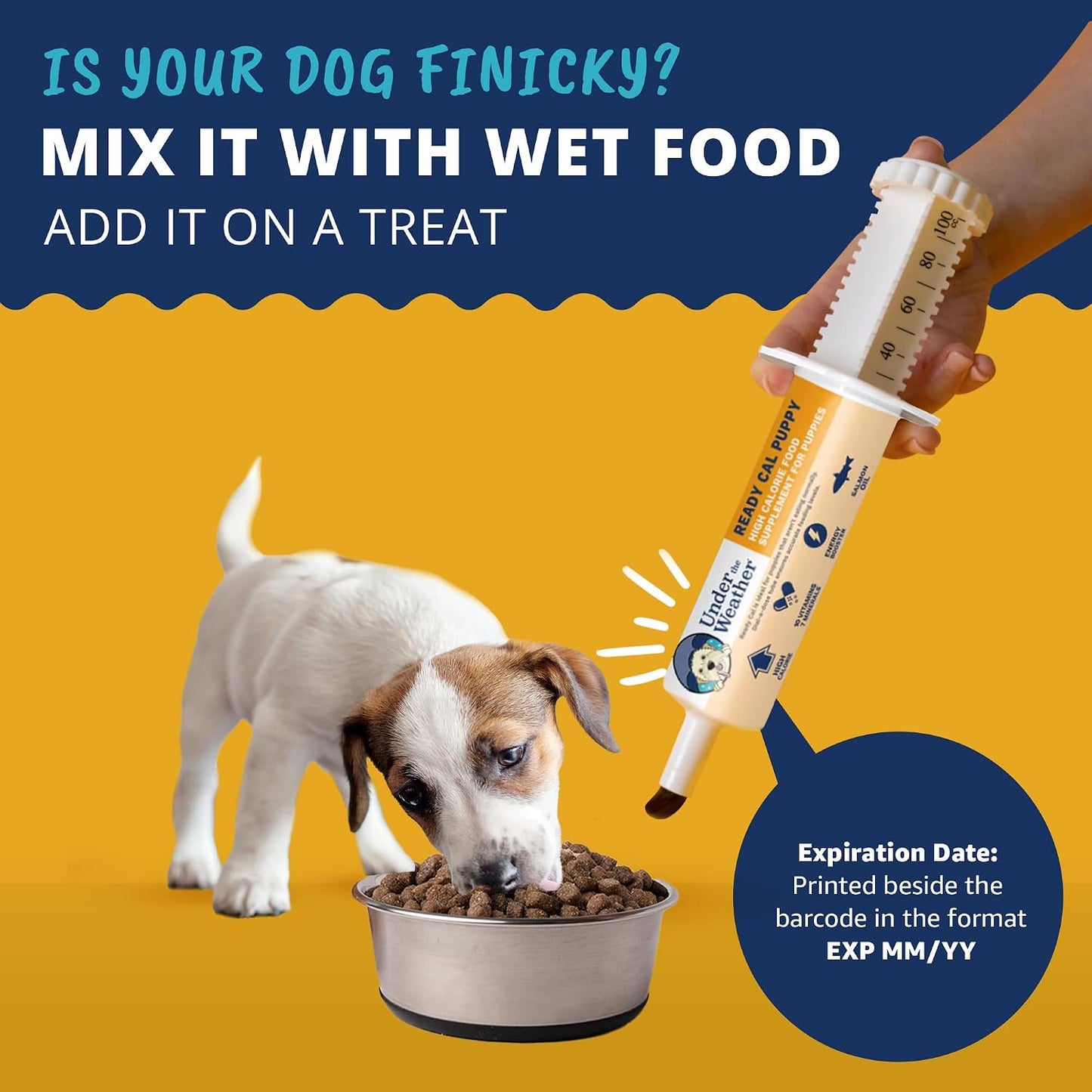 Under the Weather Pet Ready Cal for Puppies 80cc – High Calorie Nutritional Supplement - görsel 6