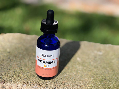 Pure Vitamin E Oil - 60 ml by Oslove - Uses neat or in Skin and Hair Product Formulations | Moisturising and Softening for Hair, Nails and Skin