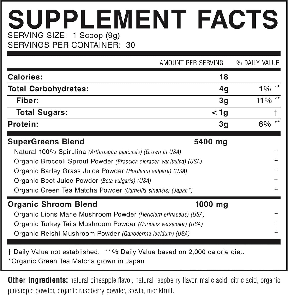 Myogenix MyoVite Super Greens Food Supplement Powder - Organic Super Greens, 30 Servings - görsel 7