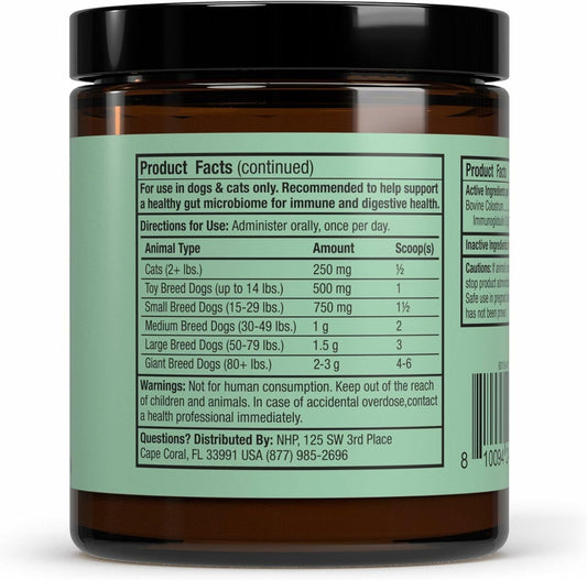 Dr. Mercola Bark & Whiskers New Zealand Colostrum, 90 Scoops