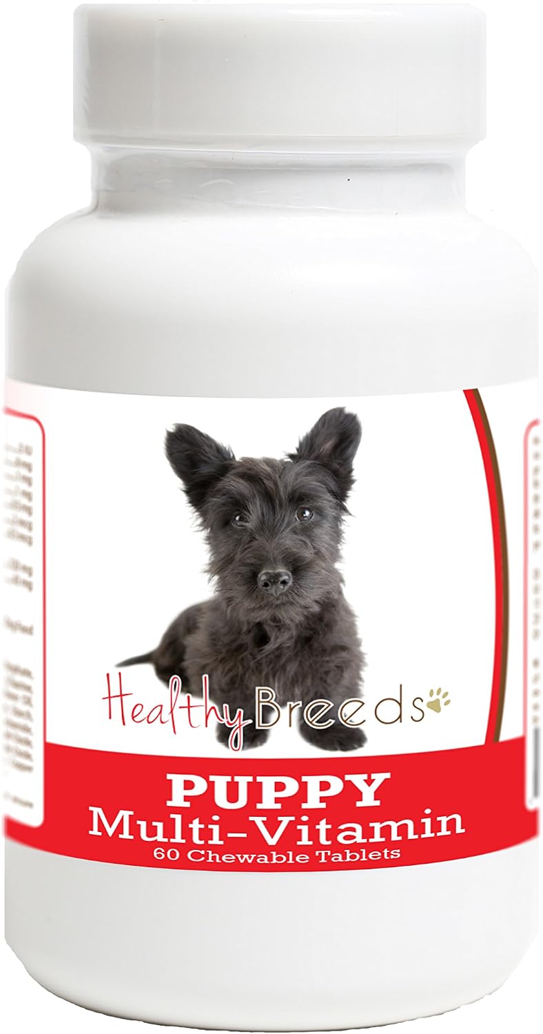 Healthy Breeds Scottish Terrier Puppy Dog Multivitamin Tablets - 60 Count - görsel 1