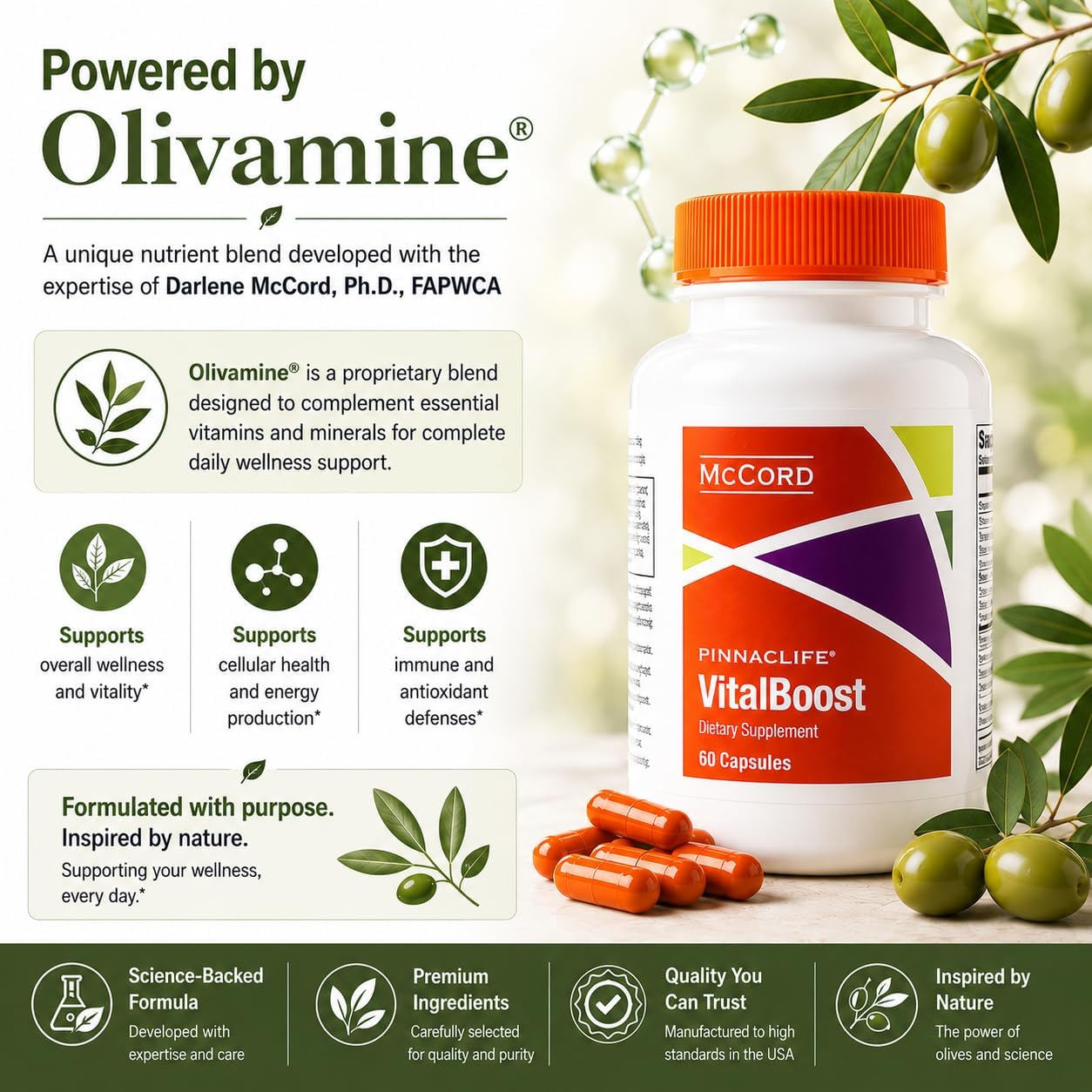 McCord VitalBoost Energy, Memory & Immunity Supplement - görsel 4