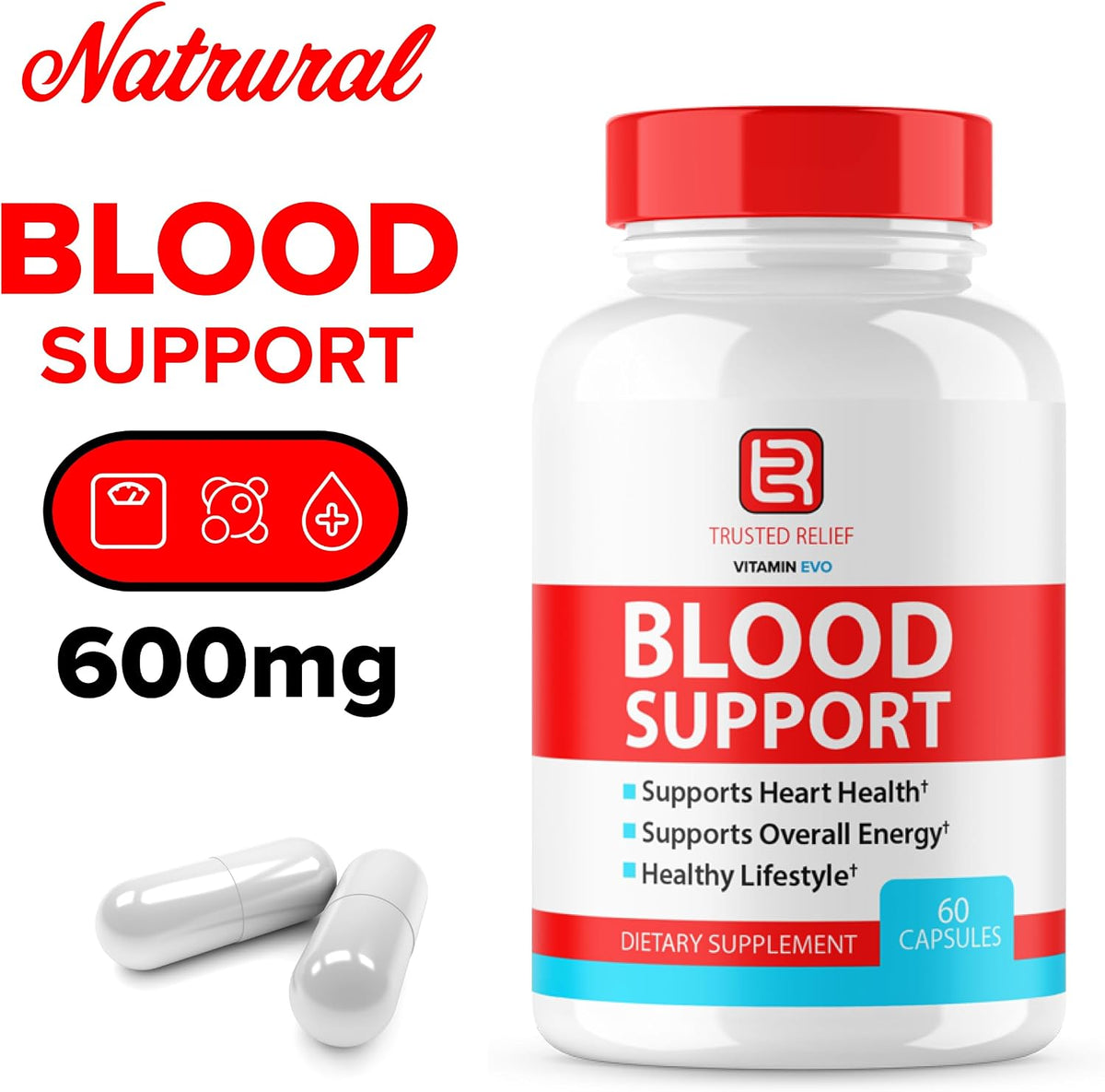 Trusted Relief Blood Support Capsules (3 Pack) - görsel 2