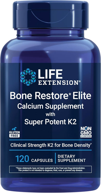 Life Extension Bone Restore Elite Calcium Supplement