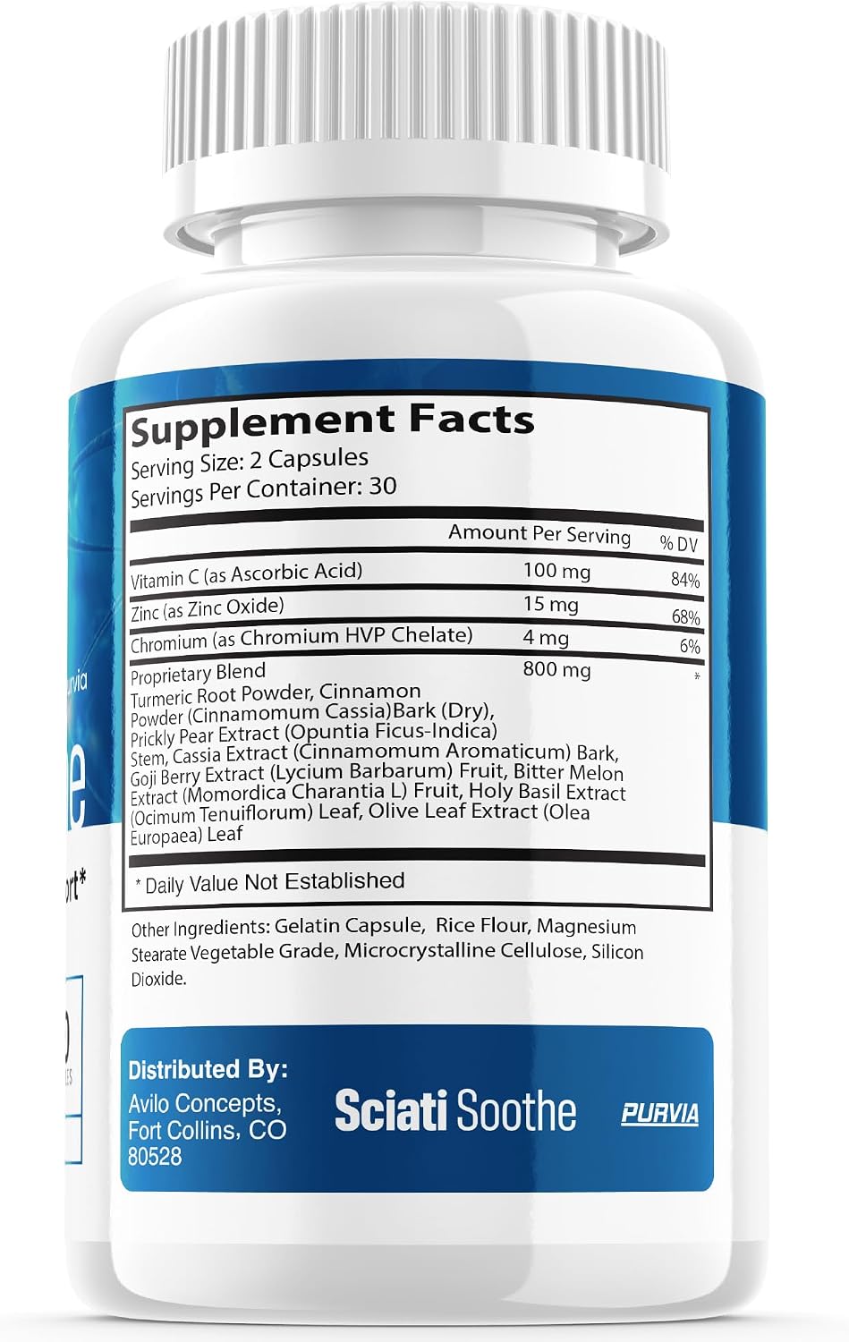 Sciatisoothe Nerve Health Supplement - 3 Pack (180 Capsules) - görsel 7