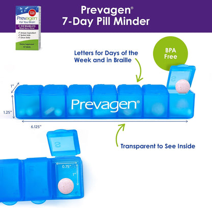 Prevagen Regular Strength Mixed Berry Chewable Tablets - 30 Tablets (One Month Supply) with 10mg Apoaequorin and Vitamin D3