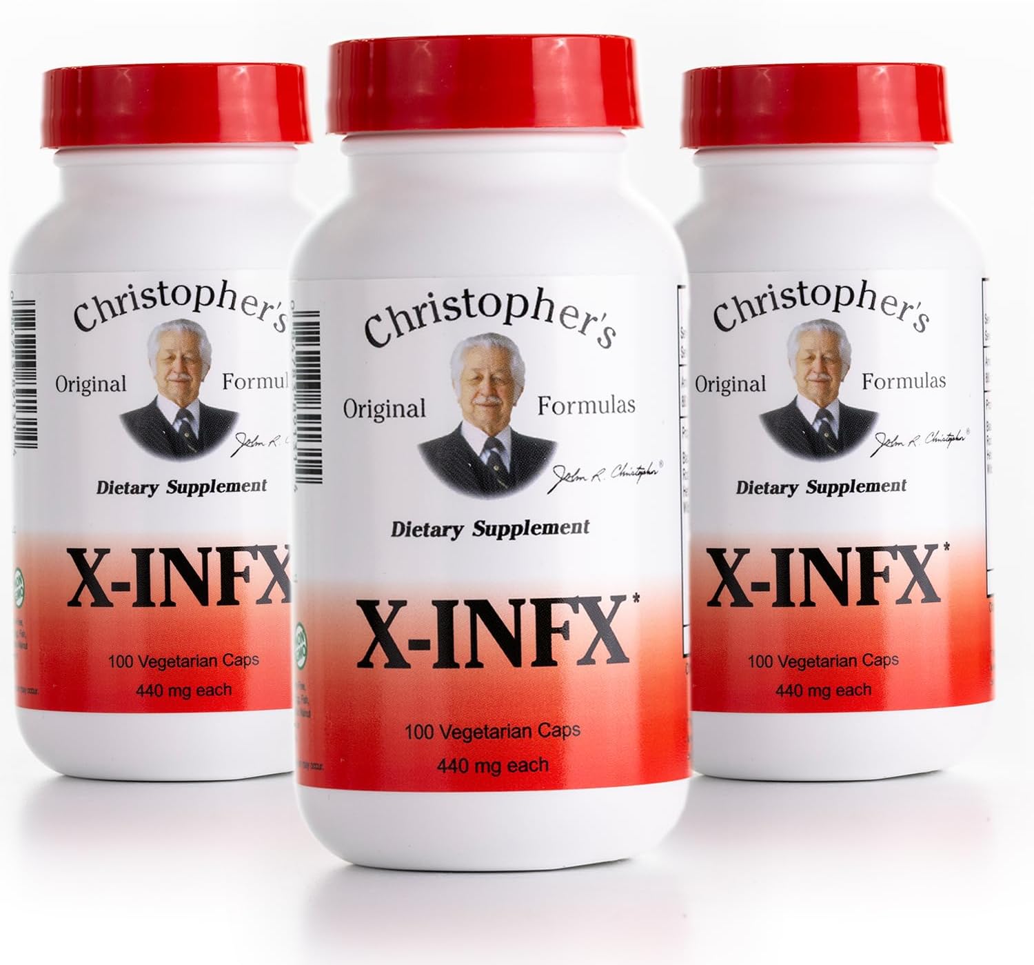 Christopher's Original Formulae X-INFX Formula, Natural Immune Support, 2 Pack (100 Capsules Each) - görsel 8