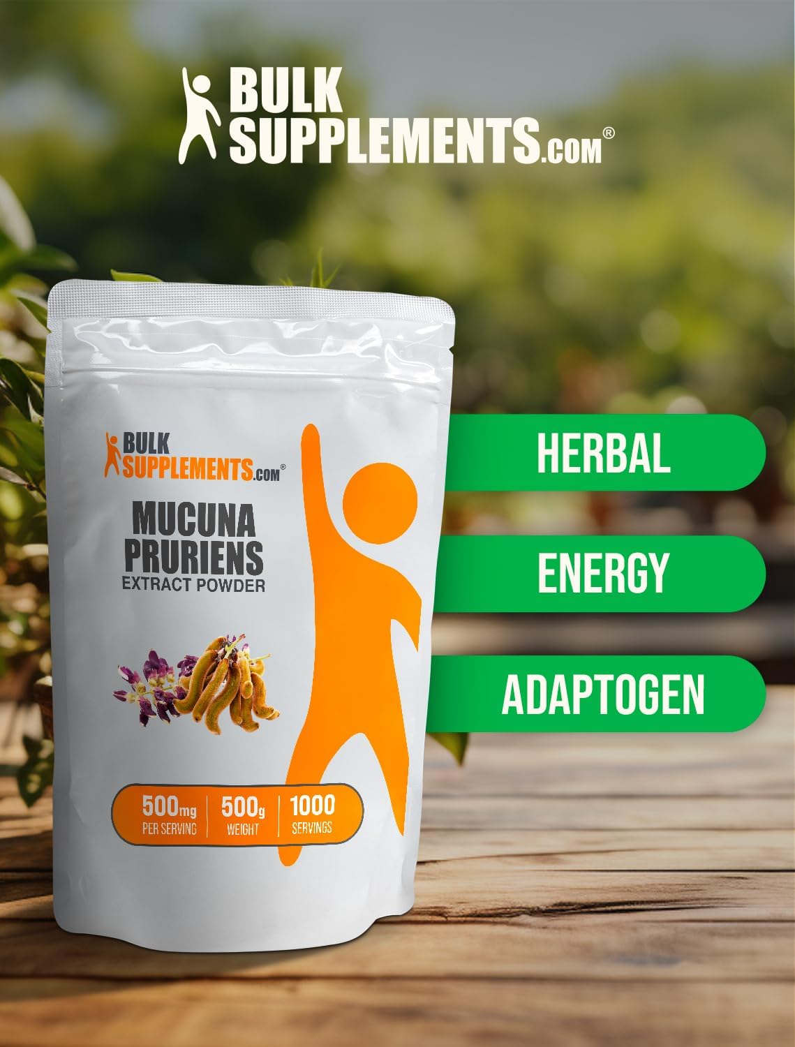 Mucuna Pruriens Extract Powder - 500mg per Serving, 500g - görsel 5