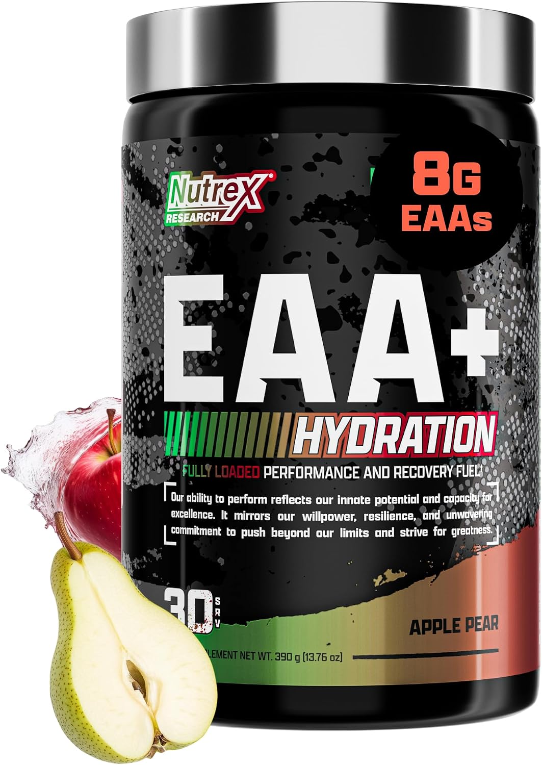 Nutrex Research EAA Hydration - 8g EAAs + BCAAs with Electrolytes, Mango, 30 Servings - görsel 9