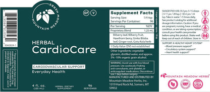 Mountain Meadow Herbs Herbal CardioCare - 120 ml - Cardiovascular Support